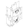 LUKKORUNKO ABLOY 4193 VASEN EI90