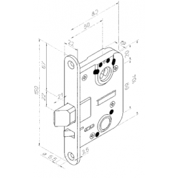 LUKKORUNKO ABLOY 4194 OIKEA