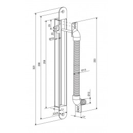 Üleviigukaitse 200 mm Abloy EA280