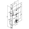 EURO MORTISE LOCK ABLOY LC4292/0029 72/55mm