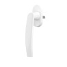 WINDOW HANDLE FOR A PLASTIC WINDOW, WHITE (non-lockable)