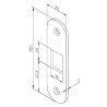 LUKUVASTUS ABLOY 4662 FE/ZL (lukule Abloy 4249, 4960)