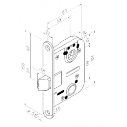 LUKKORUNKO ABLOY 4197 OIKEA