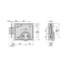 LISALUKK 60mm EURO PZ PINNAPEALSE KINNITUSEGA