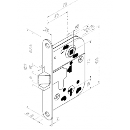 MORTISE LOCK ABLOY 2014