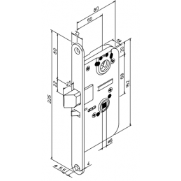 LUKUKORPUS ABLOY 193 VASAK