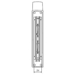 DOOR FLUSH BOLT ABLOY 3000 BRASS/POLISHED (BARS 0,9m+1,6m)