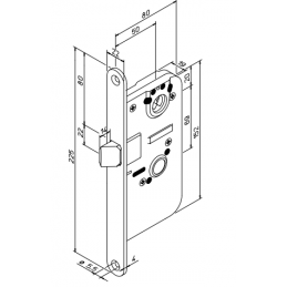 LUKUKORPUS ABLOY 197 VASAK