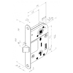 LUKKORUNKO ABLOY 2020 VASEN