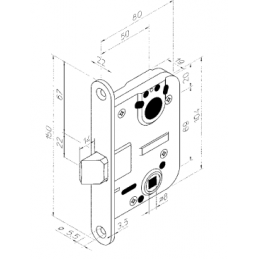 LUKKORUNKO ABLOY 4290 OIKEA