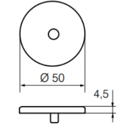 PEITEKILPI ABLOY 008P SATIINIKROMATTU SINKKI