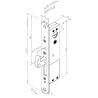 MORTISE LOCK ABLOY LC306-35