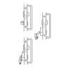 MORTISE LOCK ABLOY EXIT LE184-4 FOR FLUSH DOORS RIGHT