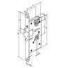 EXIT LOCK CASE ABLOY LE186 LEFT