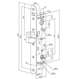 SOLENOID LOCK ABLOY EL480/29 (12V-24V)