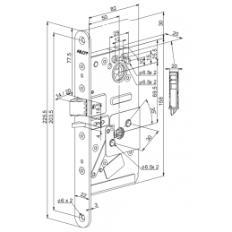 SOLENOID LOCK ABLOY EL581-50, 12-24V