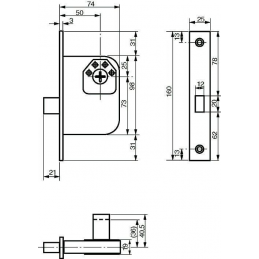 MORTISE LOCK ASSA 8788