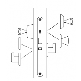 LUKUKORPUS ABLOY LC190 VASAK