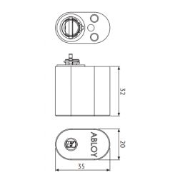 AVAINPESÄ ABLOY CY201T PROTEC2 MCR