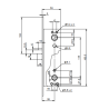 SOLENOIDLUKUKORPUS ABLOY EL482-35 MM, 12-24V, KITSASPROFIIL