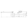 UKSESULGUR ASSA DC336BC, EN1154, EN 3-6,1400mm, KUNI 120kg UKSELE, PRUUN