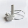 UKSEKONTAKT ABLOY EA503 (Puitustele) d_9,5mm, Cap_9mm (NO/NC_ 30V AC/DC, 0,25A_ 3Wmax), 3 juhet, Valge