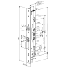 SOLENOIDLUKK ABLOY EL460-35( 12-24V, kitsasprofiil, euro/DIN südamiku avaga)