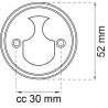 ASSA SÜDAMIKU KATE  13mm SISEMINE CR