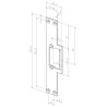 ELECTRIC STRIKE EFF EFF PLATE 169 (507) WITH SLIDE SURFACE
