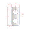 KÜLJEKATTEPLAAT ABLOY 4190 RT