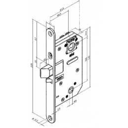 LUKKORUNKO ABLOY LC204 OIKEA