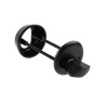 CYLINDER ESCUTCHEON SET AN 256 18mm BLACK
