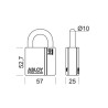 RIPPLUKK ABLOY 340-25 CLASSIK