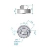 THUMBTURN ROCA 300 for Abloy locks