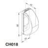 EVAKUATSIOONITEE KOMPLEKT ABLOY CH018 88mm VÄÄNDENUPU ASEMELE